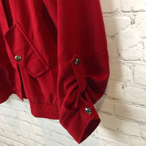 *3 for $30* Lightweight red jacket 💖 - Picture 2 of 8